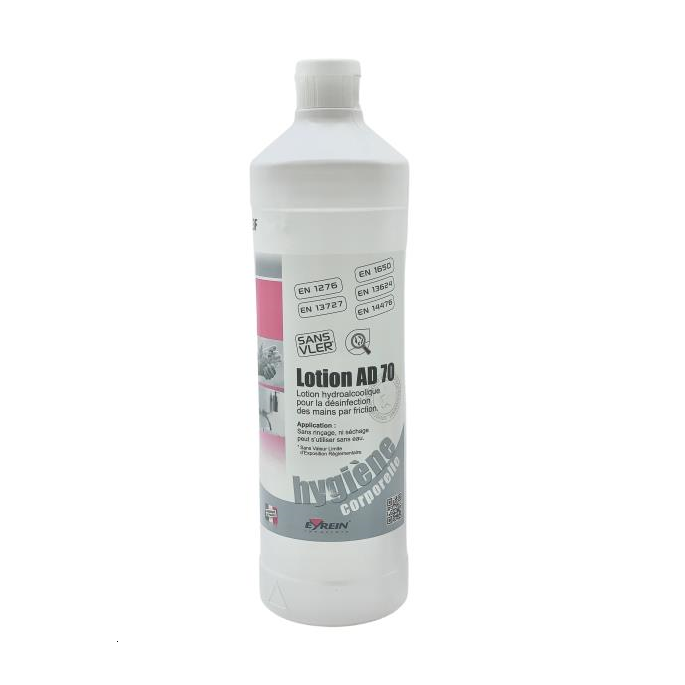 LOTION HYDROALCOOLIQUE AD70 1L