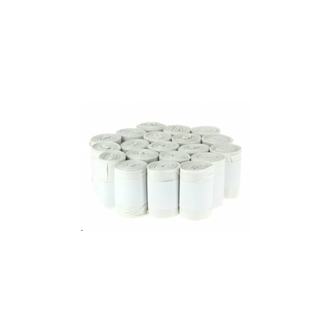 SACS POUBELLE 30L HD 11µ BLANC 500 