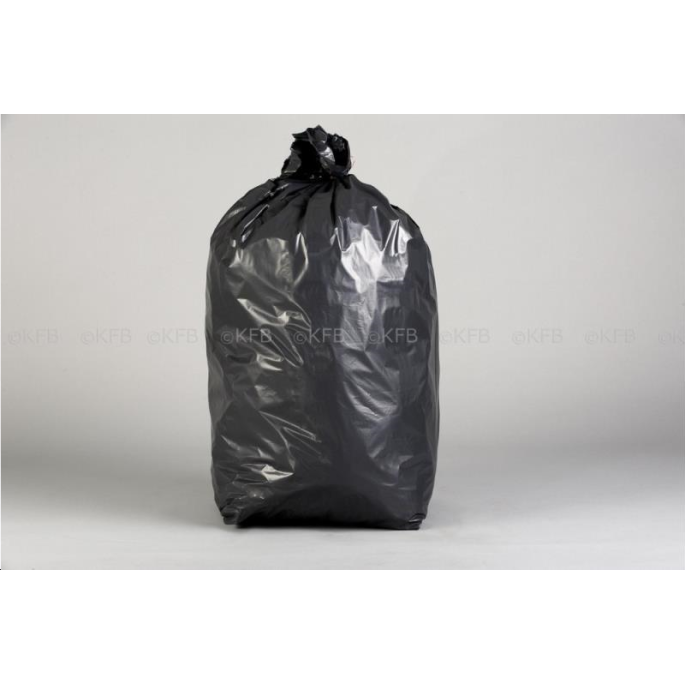 SACS POUBELLE 130L 55µ NOIR x100