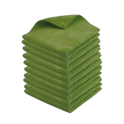 10 MICROFIBRES VERTES 38X38  10 MICROFIBRES VERTES 38X38