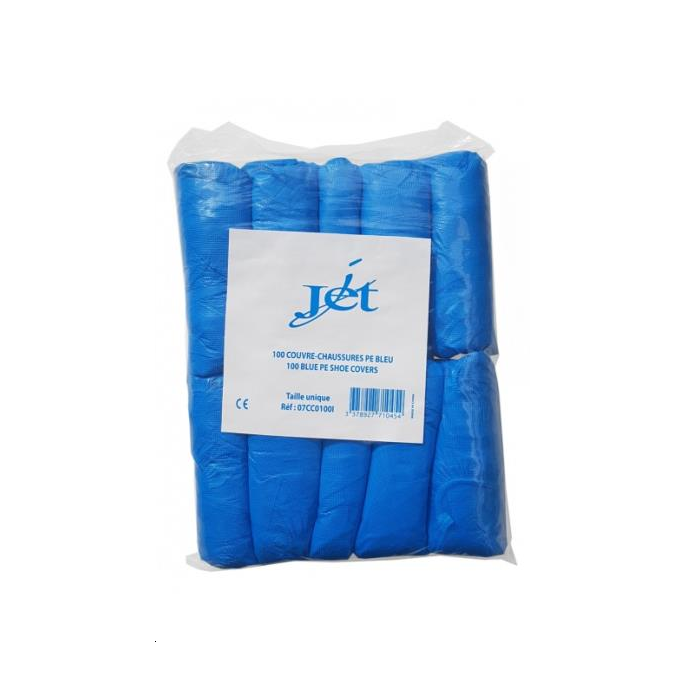SACHET DE 100 SUR-CHAUSSURES BLEUES