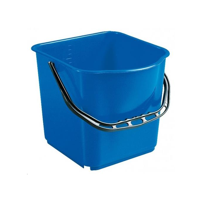SEAU BLEU POUR CHARIOT FRED 15L