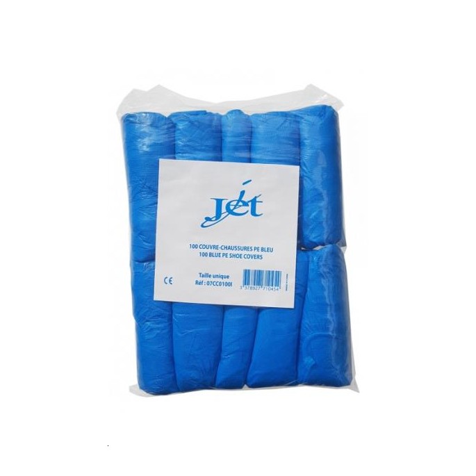 SACHET DE 100 SUR-CHAUSSURES BLEUES