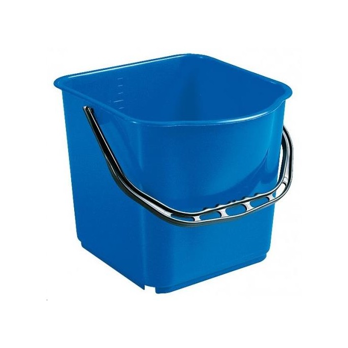 SEAU BLEU POUR CHARIOT FRED 15L