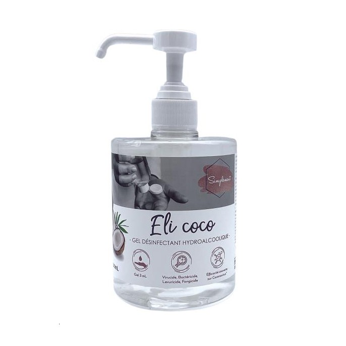 GEL HYDROALCOOLIQUE 500ML COCO