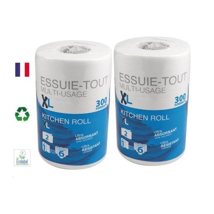 2 ROULEAUX ESSUIE-TOUT XL 300FTS