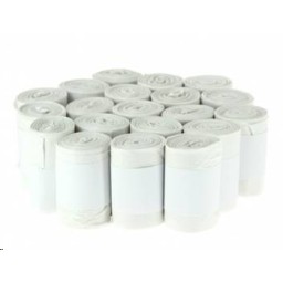 SACS POUBELLE 30L HD 11µ BLANC 500 