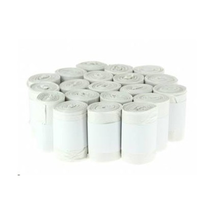 SACS POUBELLE 30L HD 11µ BLANC 500 