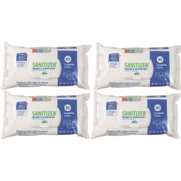 LOT 4 X 80 LINGETTES DESINFECTANTES