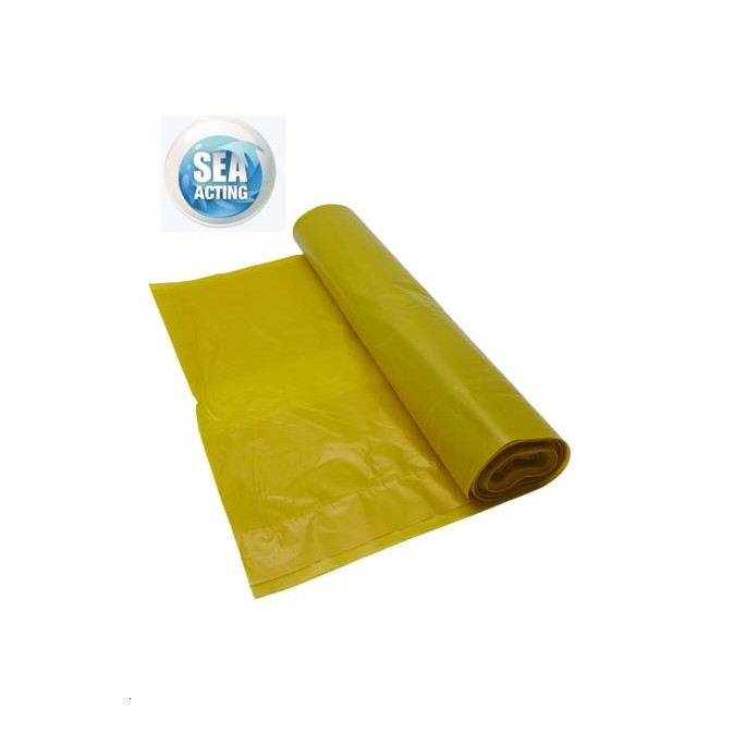 500 sacs poubelle 50L 30µ JAUNE