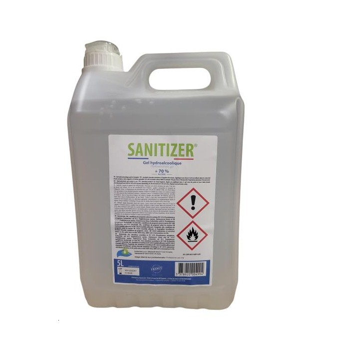 GEL HYDROALCOOLIQUE BIDON DE 5L