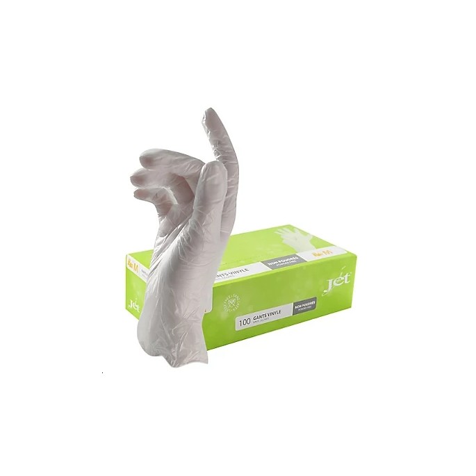 BOITE DE 100 GANTS VINYL