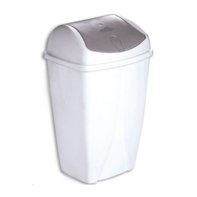POUBELLE SWING BLANCHE 25L