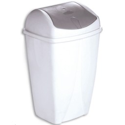 POUBELLE SWING BLANCHE 25L